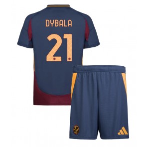 AS Roma Paulo Dybala #21 Tredje Kläder Barn 2024-25 Kortärmad (+ Korta byxor)